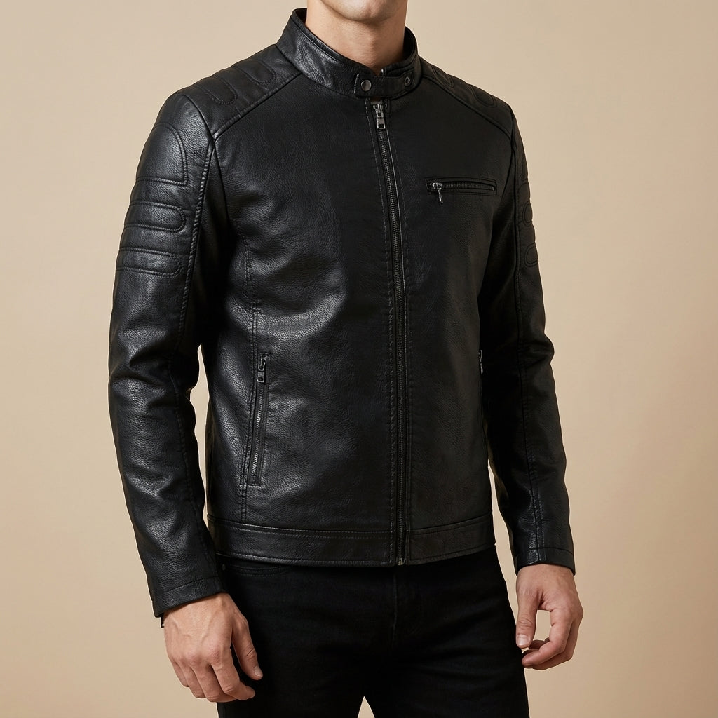 Verona Leather Moto Jacket