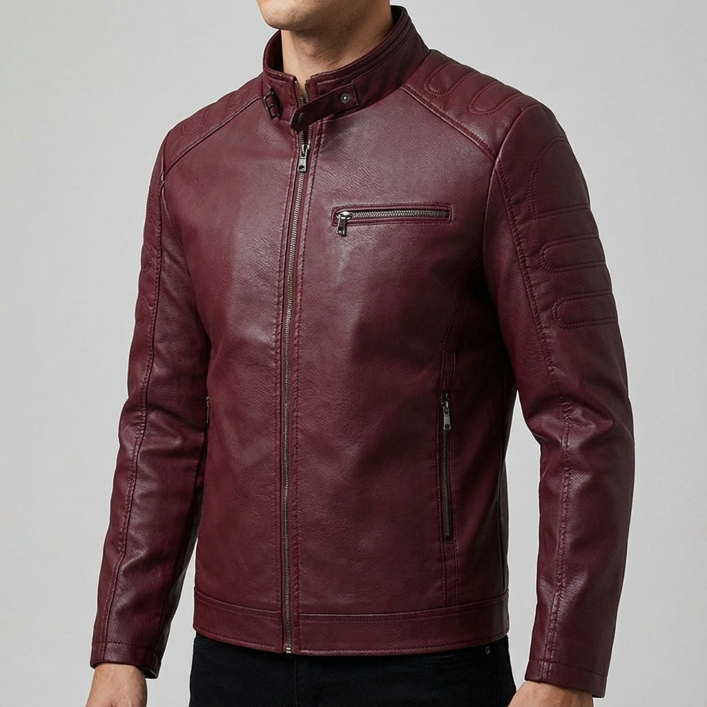 Verona Leather Moto Jacket