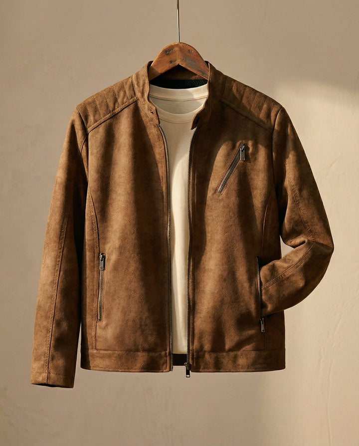 Halston Suede Jacket
