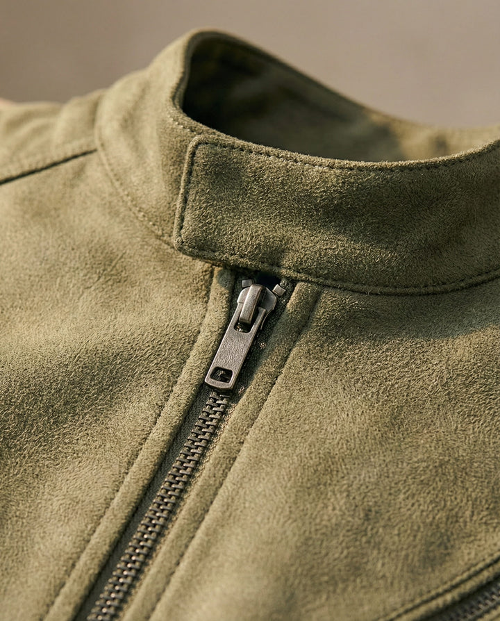 Halston Suede Jacket