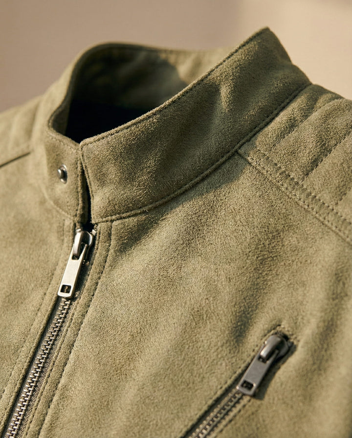 Halston Suede Jacket