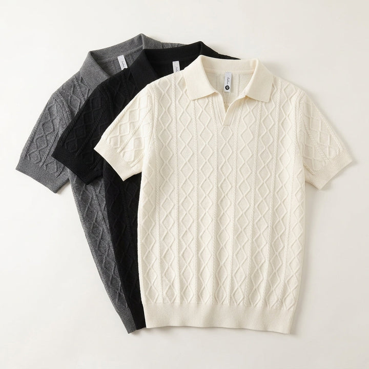 Capri Textured Knit Polo