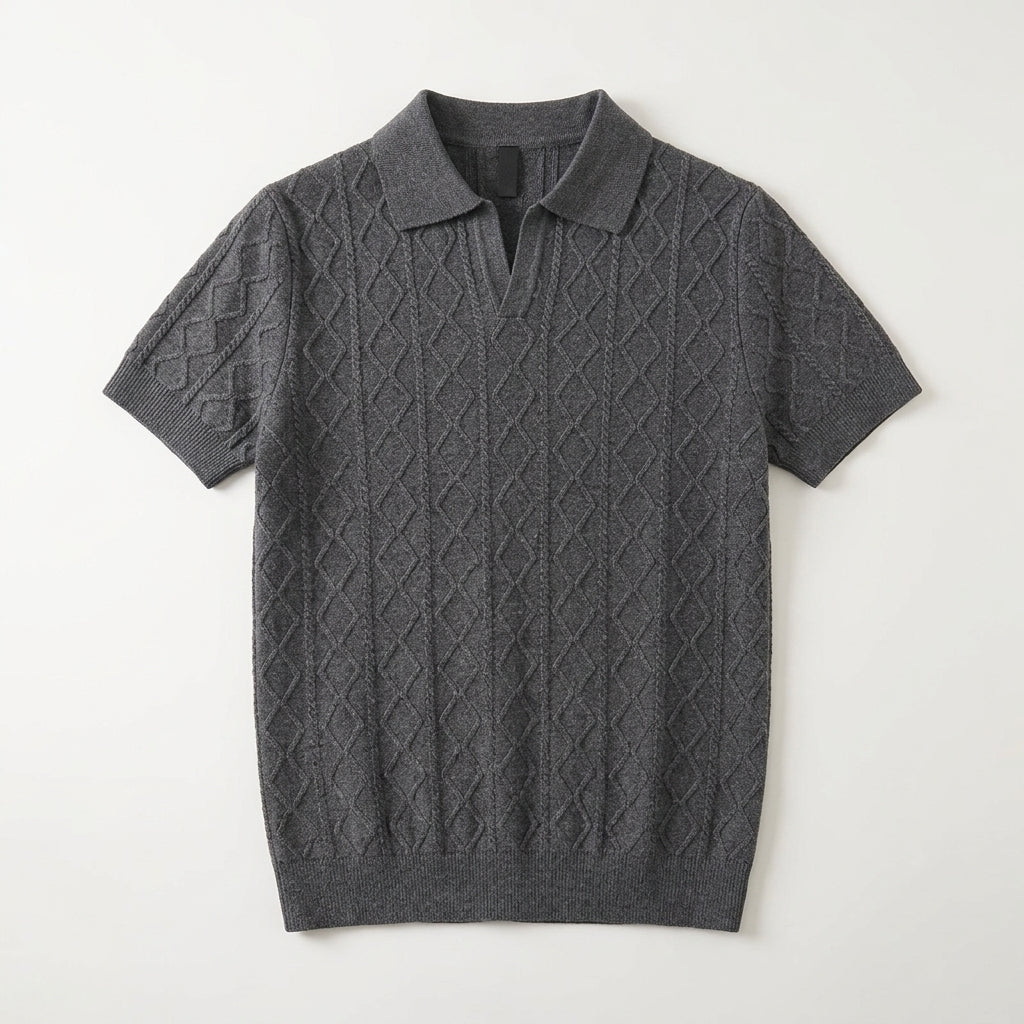 Capri Textured Knit Polo