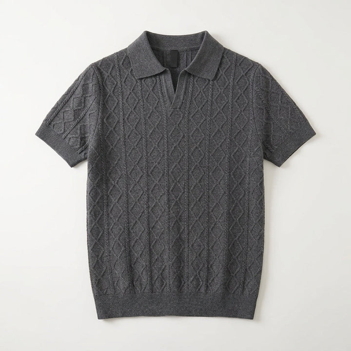 Capri Textured Knit Polo
