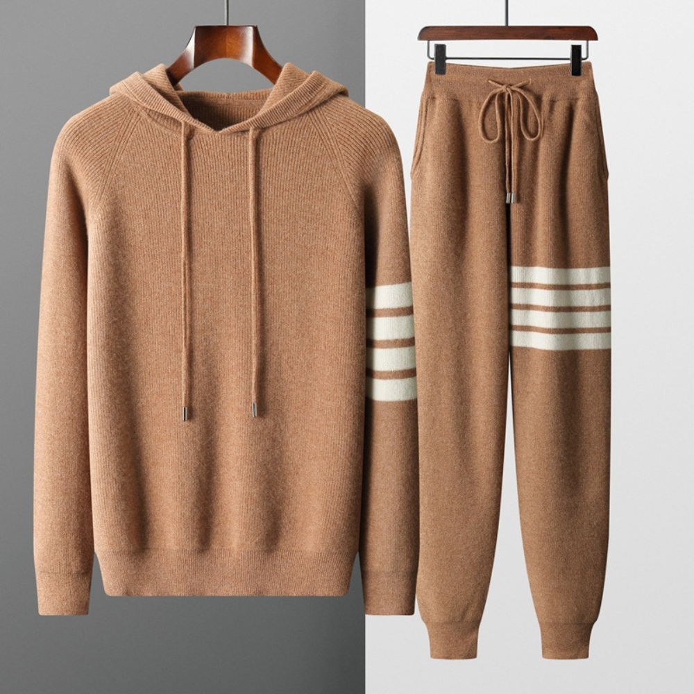 Milano Striped Knitwear Set