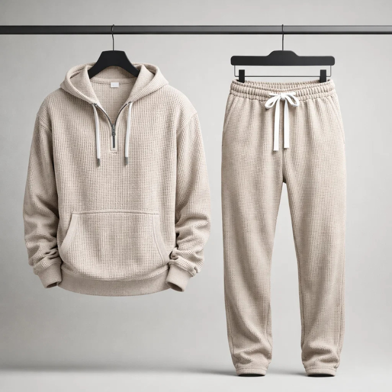 Shoreline Waffle-Knit Set