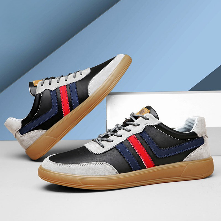 Riviera Retro Leather Sneakers