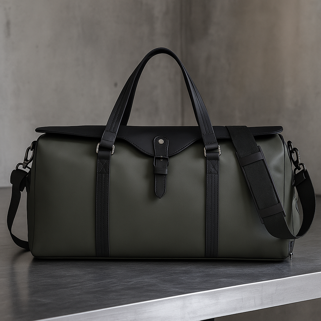 Milan Leather Weekender