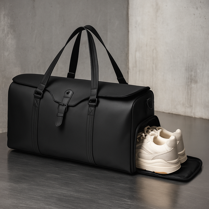 Milan Leather Weekender