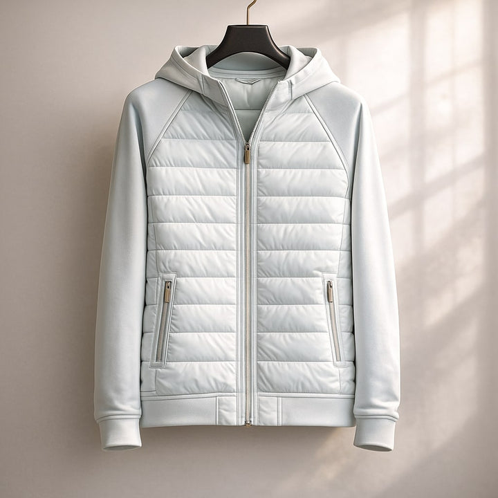 Alpine Quilted Zip Hoodie