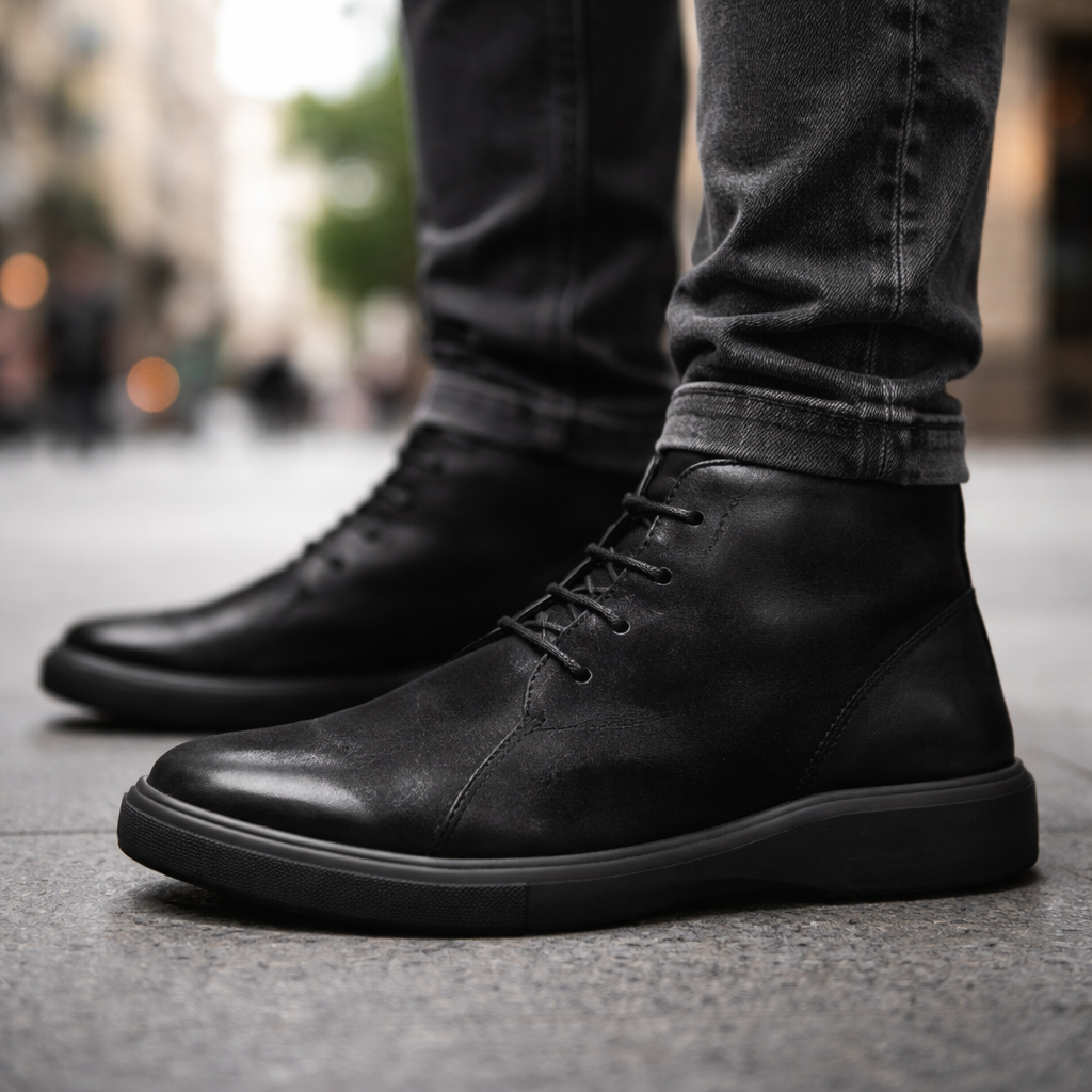 Paolo Leather Chukka Boots
