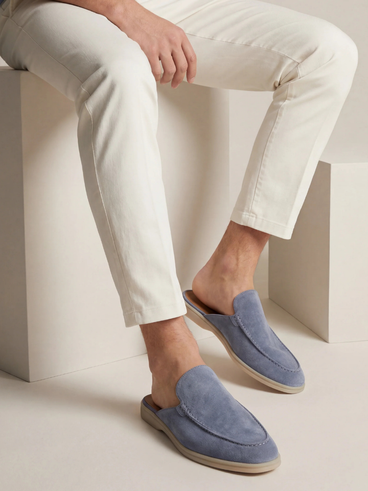 Baby Blue Yacht Mule