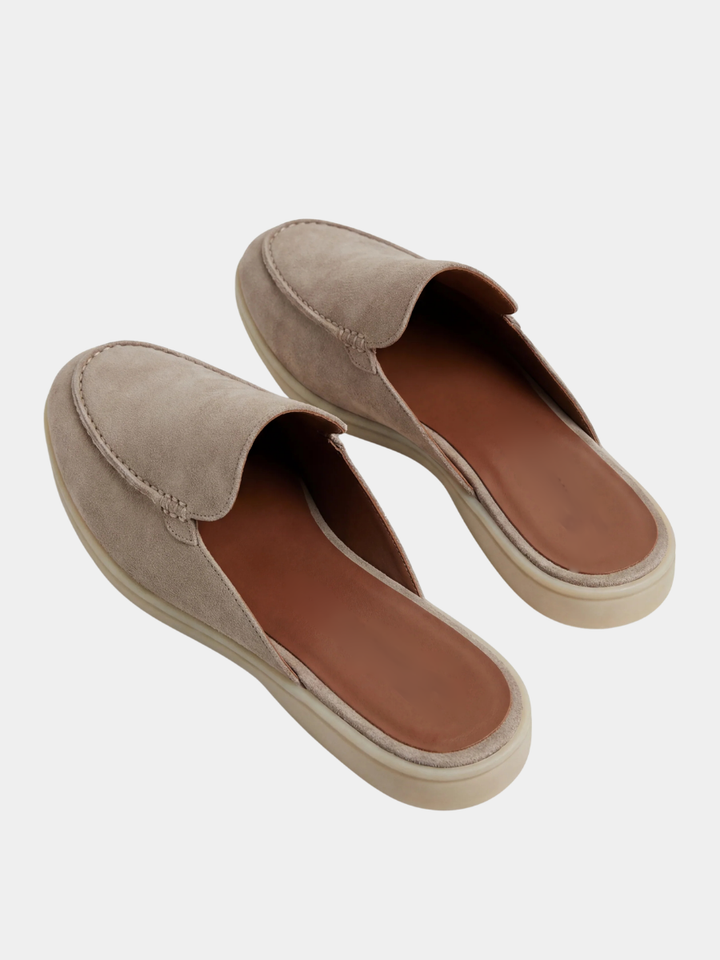 Light Grey Yacht Mule