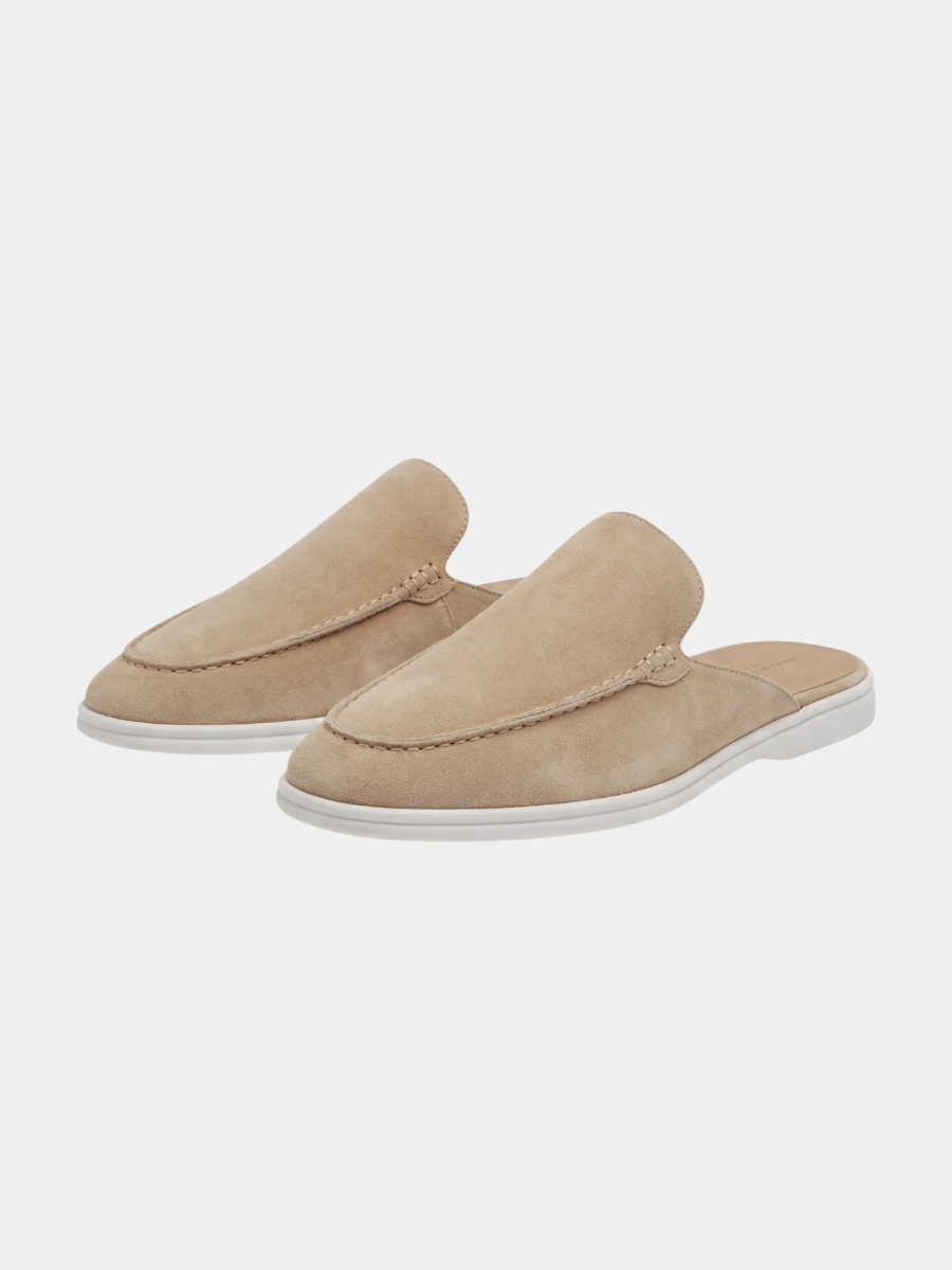 Beige Yacht Mule