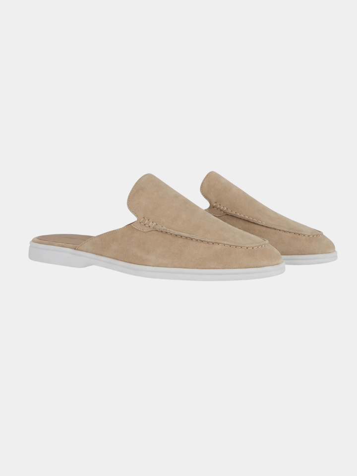 Beige Yacht Mule