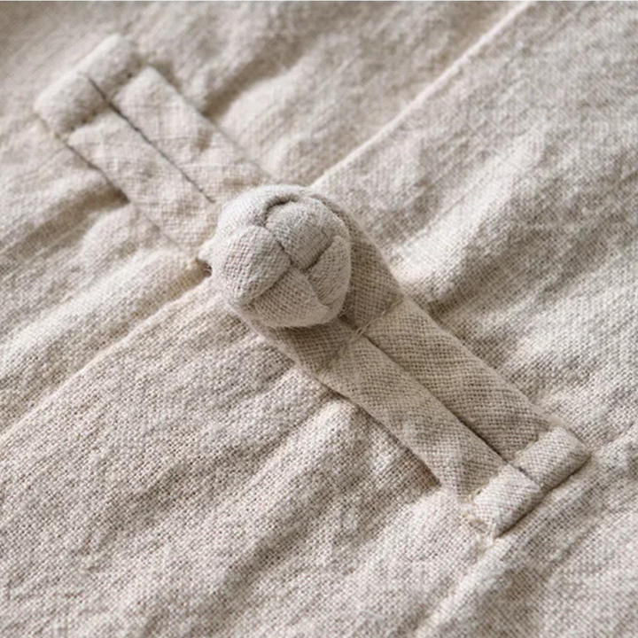 Osaka Linen Mandarin Shirt