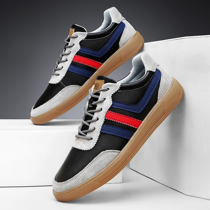 Riviera Retro Leather Sneakers