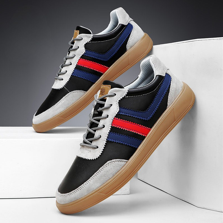 Riviera Retro Leather Sneakers