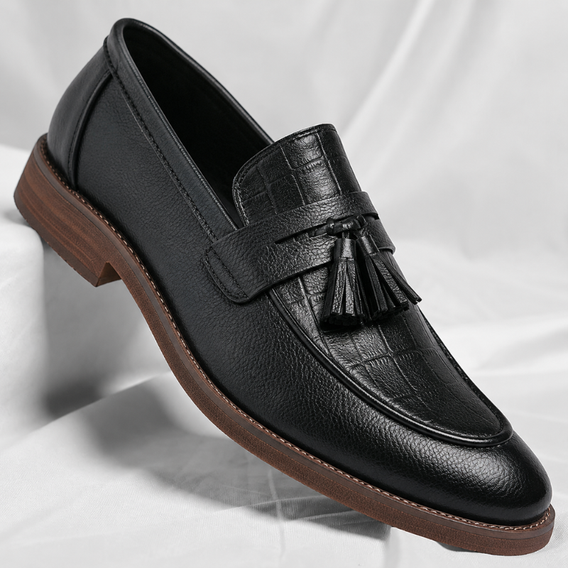 Dante Leather Tassel Loafers