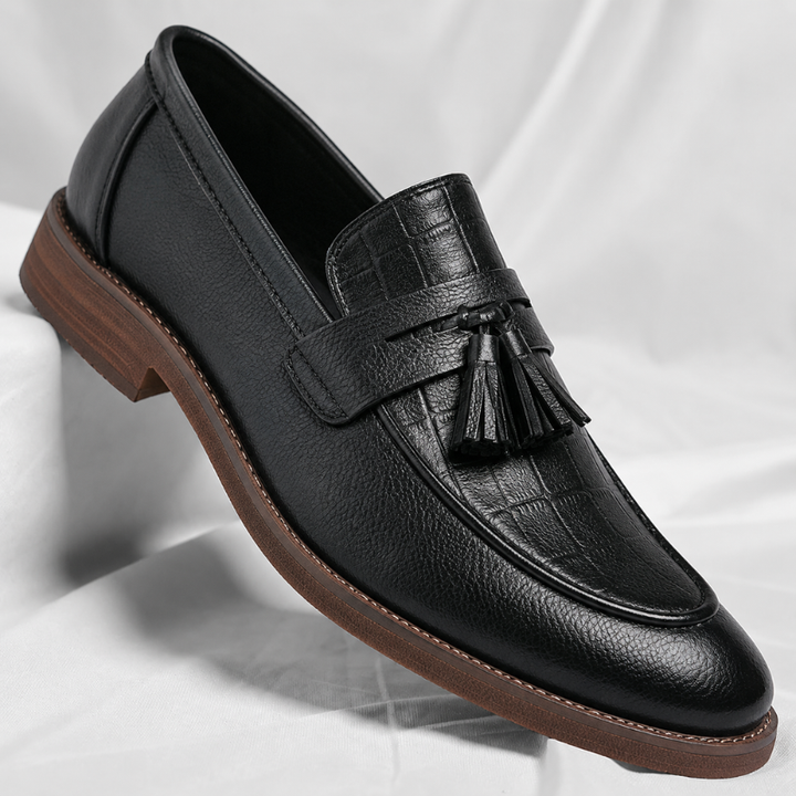 Dante Leather Tassel Loafers