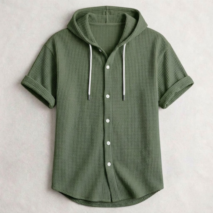 Beckett Cotton Hooded Shirt