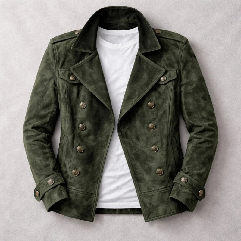 Renard Suede Peacoat