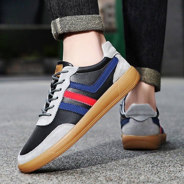 Riviera Retro Leather Sneakers