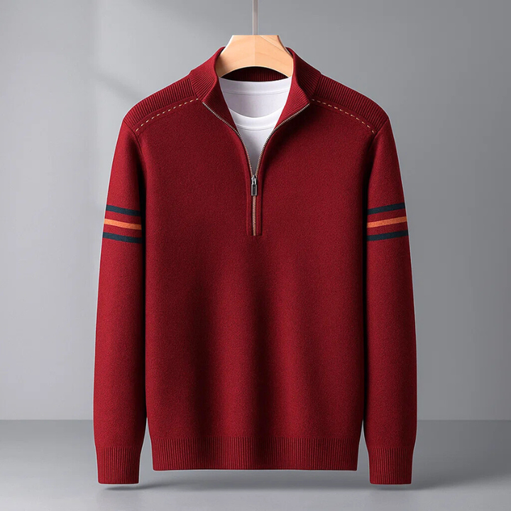 Merino Quarter-Zip Sweater