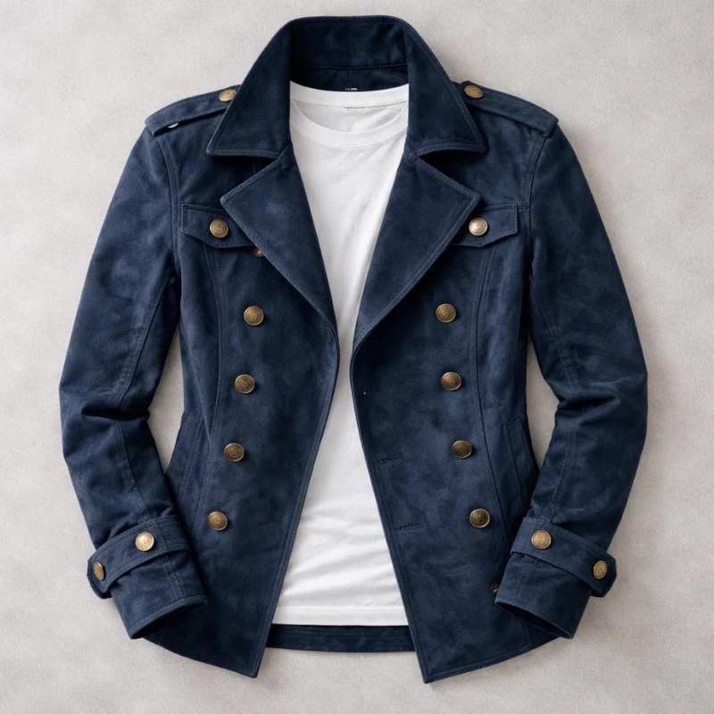 Renard Suede Peacoat