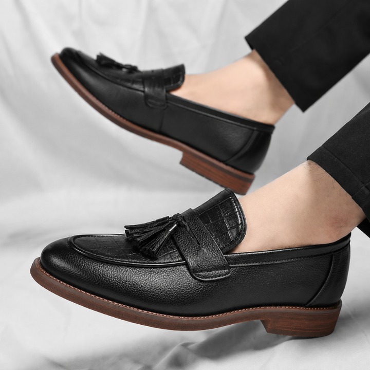 Dante Leather Tassel Loafers