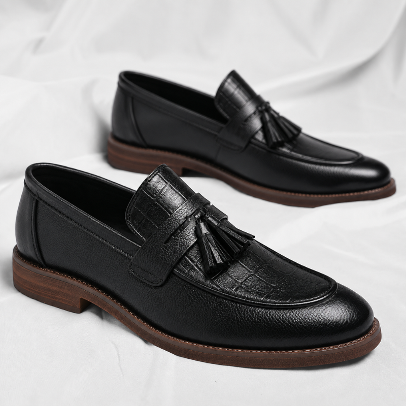Dante Leather Tassel Loafers