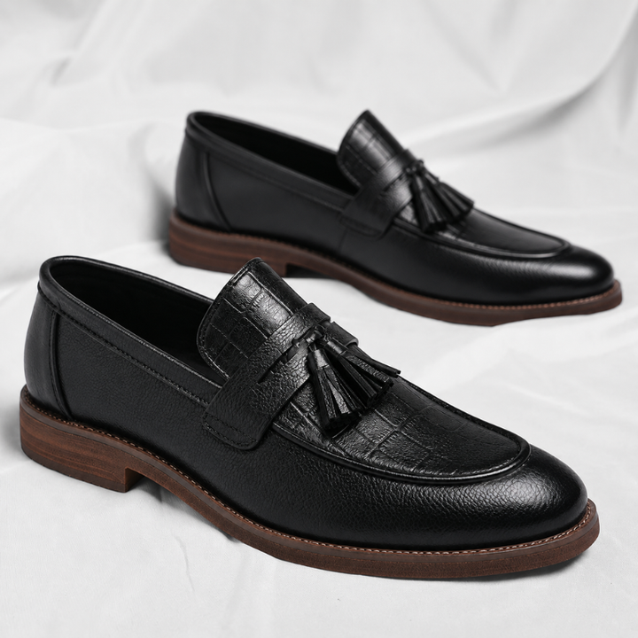 Dante Leather Tassel Loafers