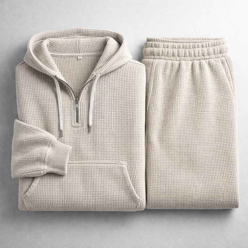 Shoreline Waffle-Knit Set
