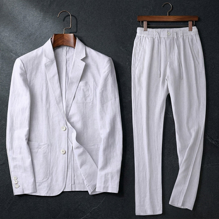 Riviera Linen Cotton Suit