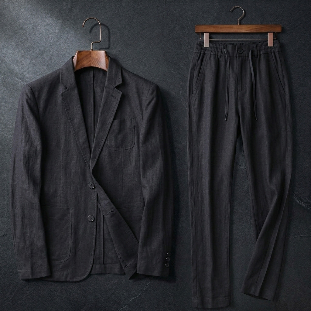 Riviera Linen Cotton Suit