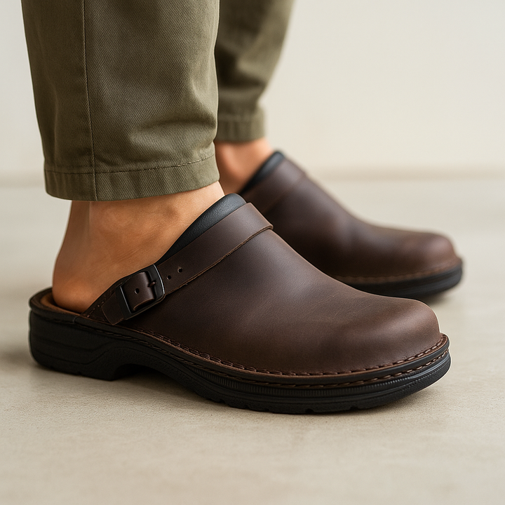 Atelier Leather Clogs