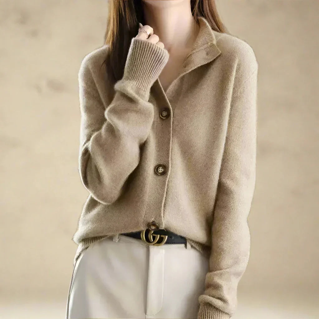 Elara Button Cardigan