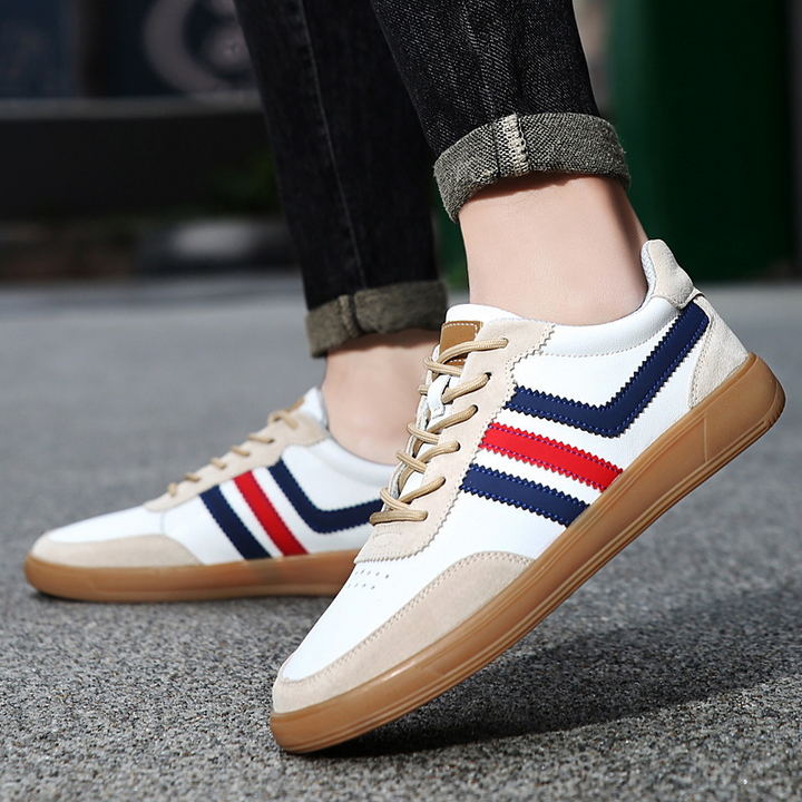 Riviera Retro Leather Sneakers