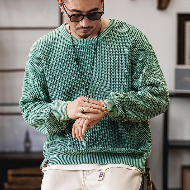 Metro Grid Sweater