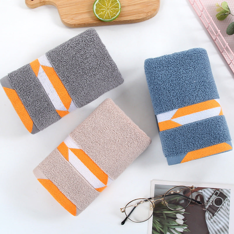 Geometric Cotton Towels