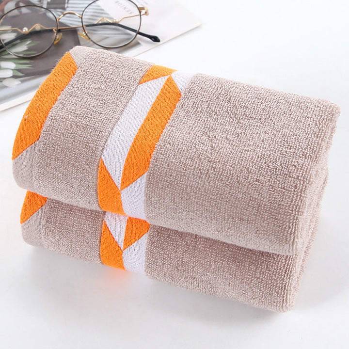 Geometric Cotton Towels
