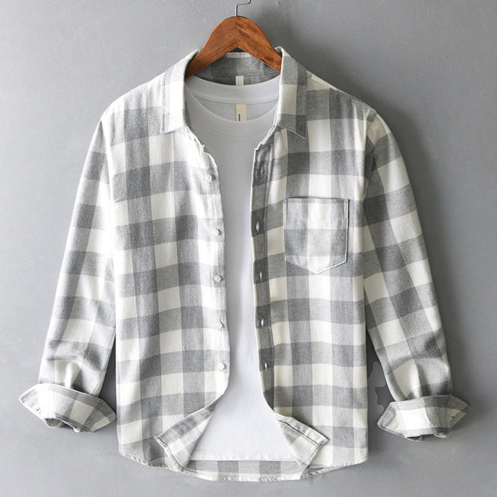Byron Plaid Cotton Shirt