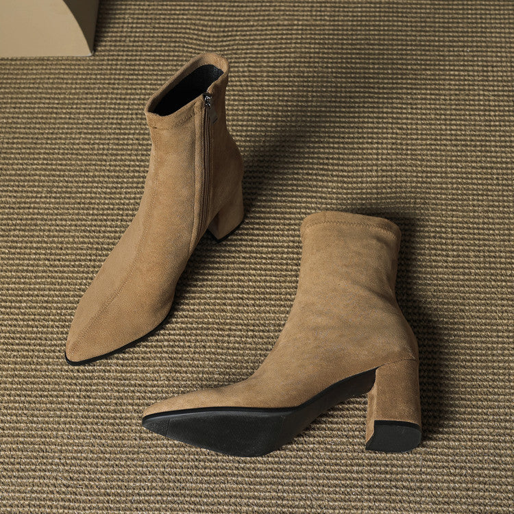 Siena Suede Ankle Boots