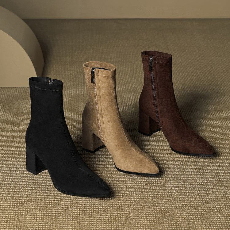 Siena Suede Ankle Boots