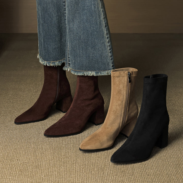 Siena Suede Ankle Boots