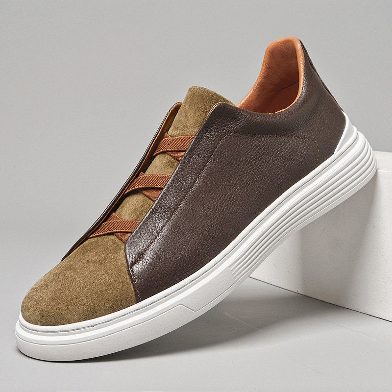 Adriano Leather Suede Sneakers
