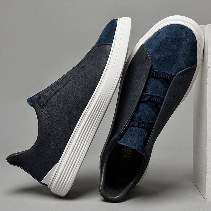 Adriano Leather Suede Sneakers