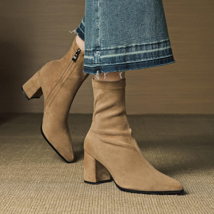 Siena Suede Ankle Boots