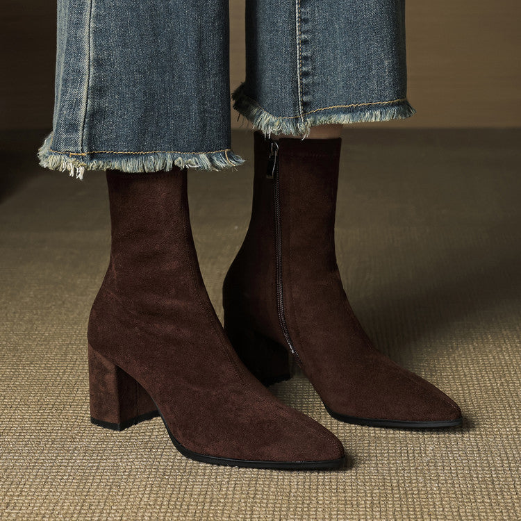 Siena Suede Ankle Boots