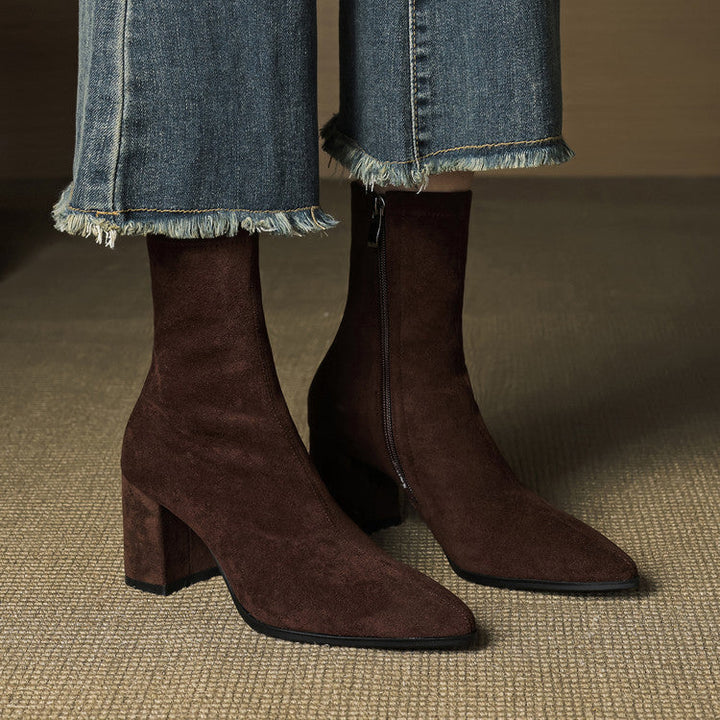 Siena Suede Ankle Boots